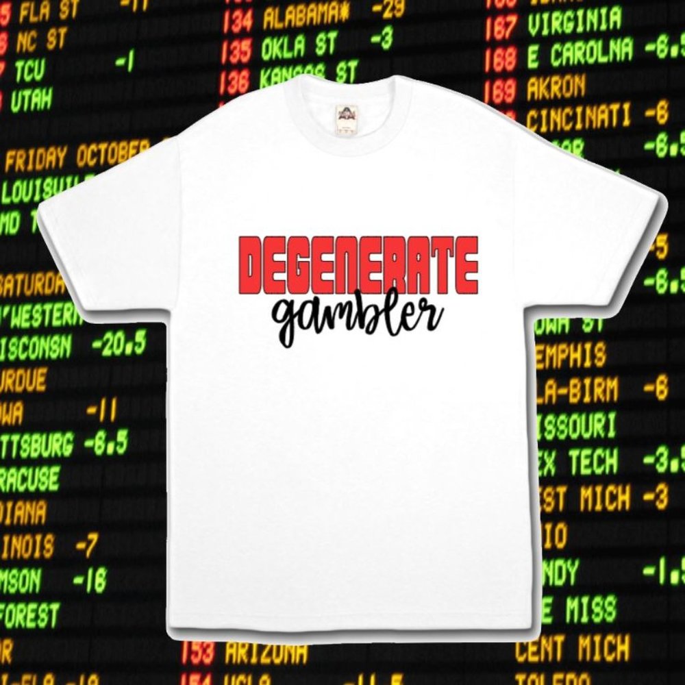 Degenerate Morals " Degenerate Gambler " Sports Betting Gambling Sportsbook